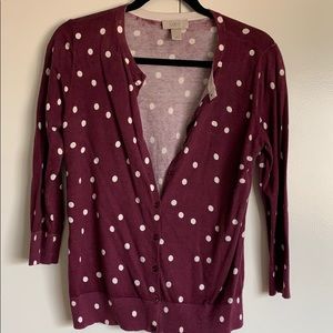 Fun polka dot cardigan